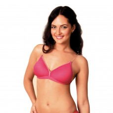 FEMALE BRA PADDED COLLECTION BACK LESS PINK COLOR